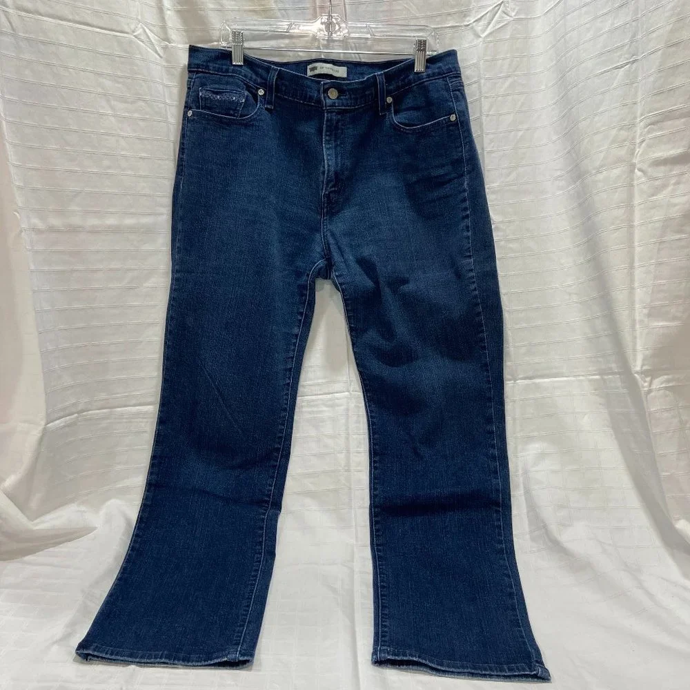 Ladies Levi's 505 Straight leg Jeans size 16 - Picture 1 of 9